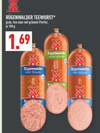Marktkauf Rügenwalder grobe teewurst Angebot