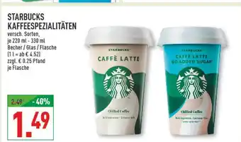 Marktkauf Starbucks kaffeespezialität Angebot