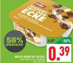 Marktkauf Müller joghurt mit der ecke schoko flakes joghurt bananen-geschmack Angebot