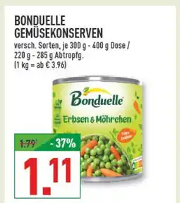 Marktkauf Bonduelle erbsen & möhren Angebot