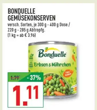 Marktkauf Bonduelle erbsen & möhren Angebot