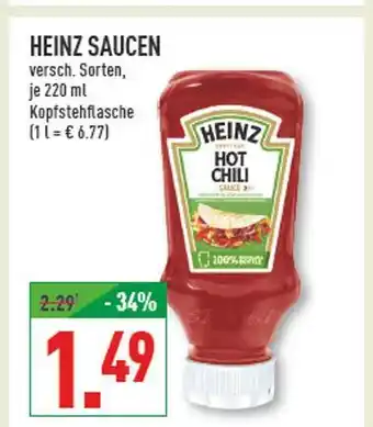 Marktkauf Heinz hot chili Angebot