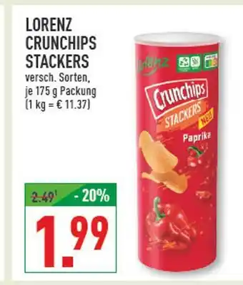 Marktkauf Lorenz crunchips stackers Angebot