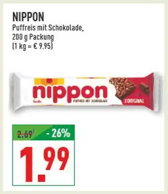 Marktkauf Nippon puffreis mit schokolade Angebot