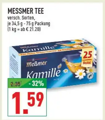 Marktkauf Messmer kamille Angebot