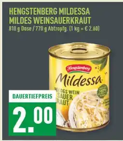 Marktkauf Hengstenberg mildessa mildes weinsauerkraut Angebot