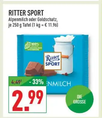 Marktkauf Ritter sport alpenmilch Angebot
