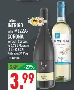 Marktkauf Intrigo primitivo puglia Angebot