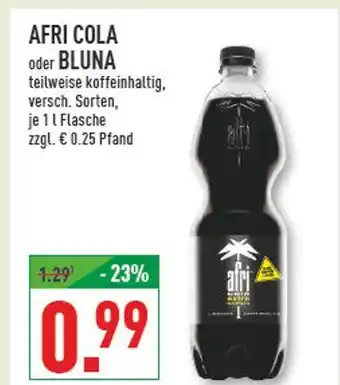 Marktkauf Afri cola oder bluna Angebot