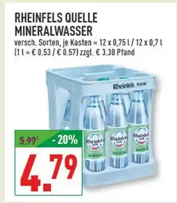 Marktkauf Rheinfels quelle mineralwasser Angebot