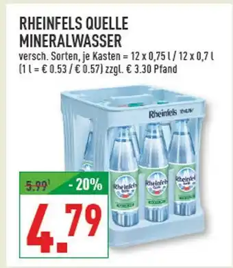 Marktkauf Rheinfels quelle mineralwasser Angebot