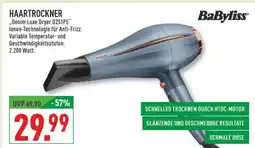 Marktkauf Babyliss haartrockner denim luxe dryer d251pe Angebot