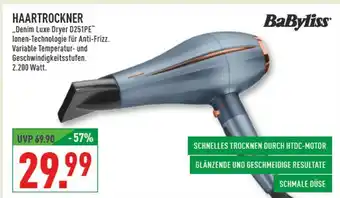 Marktkauf Babyliss haartrockner denim luxe dryer d251pe Angebot