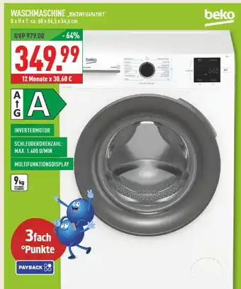 Marktkauf Beko waschmaschine bm3wfu491w1 Angebot