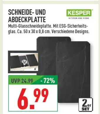 Marktkauf Kesper schneide- und abdeckplatte Angebot