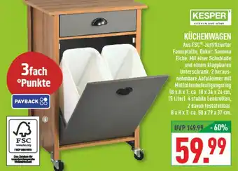 Marktkauf Kesper küchenwagen Angebot