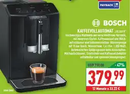Marktkauf Bosch kaffeevollautomat tie20119 Angebot