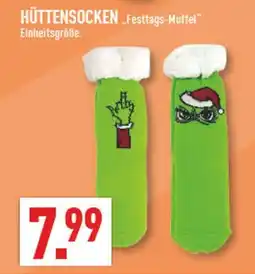 Marktkauf Hüttensocken „festtags-muffel“ Angebot