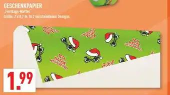 Marktkauf Geschenkpapier 'festtags-muffel' Angebot