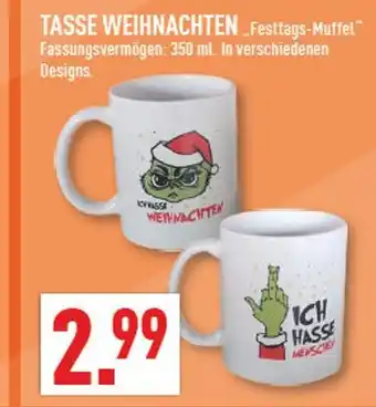 Marktkauf Tasse weihnachten Angebot