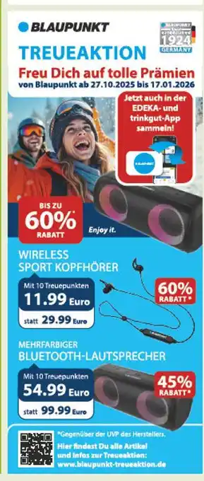 Marktkauf Blaupunkt wireless sport kopfhörer Angebot