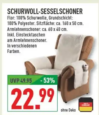 Marktkauf Schurwoll-sesselschoner Angebot