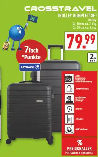 Marktkauf Crosstravel trolley-komplettset Angebot