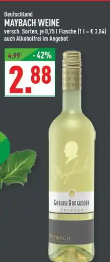 Marktkauf Maybach grauer burgunder trocken Angebot