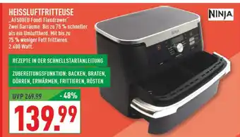 Marktkauf Ninja heißluftfritteuse af500eu foodi flexdrawer Angebot