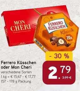 Dornseifer Ferrero Küsschen oder Mon Cheri Angebot