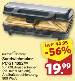 Famila Nord West PROFI COOK Sandwichmaker PC-ST 1092 Angebot