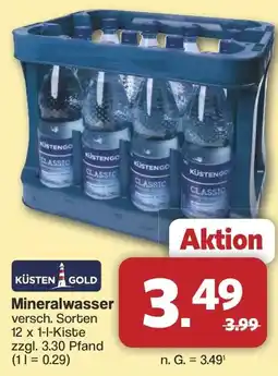 Famila Nord West KÜSTEN GOLD Mineralwasser Angebot