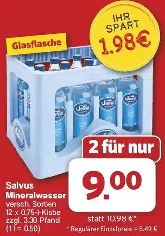 Famila Nord West Salvus Mineralwasser Angebot