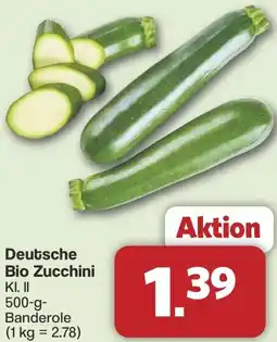 Famila Nord West Deutsche Bio Zucchini Angebot