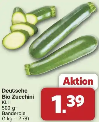 Famila Nord West Deutsche Bio Zucchini Angebot