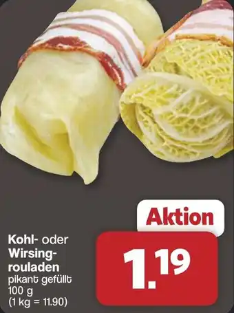Famila Nord West Kohl- oder Wirsingrouladen Angebot
