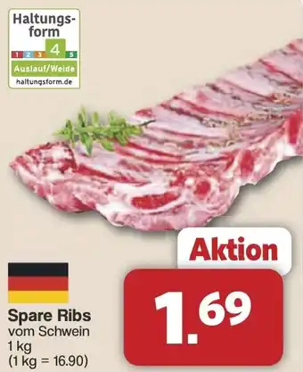 Famila Nord West Spare Ribs Angebot