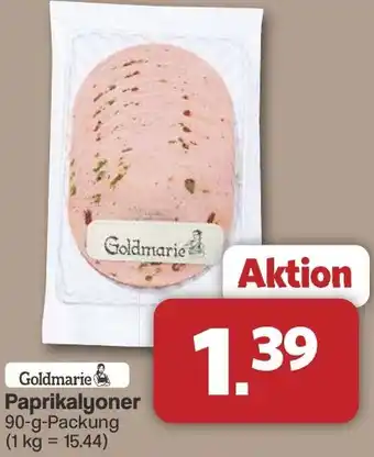 Famila Nord West Goldmarie Paprikalyoner Angebot