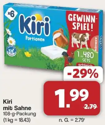 Famila Nord West Kiri mit Sahne Angebot