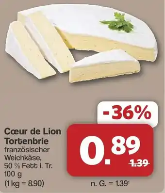 Famila Nord West Cœur de Lion Tortenbrie Angebot