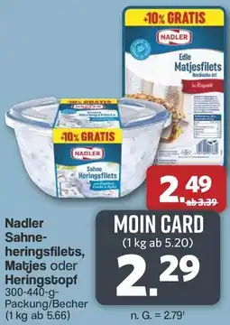 Famila Nord West Nadler Sahneheringsfilets, Matjes oder Heringstopf Angebot