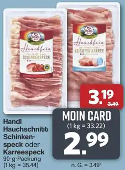 Famila Nord West Handl Hauchschnitt Schinkenspeck oder Karreespeck Angebot