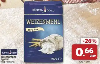 Famila Nord West KÜSTEN GOLD Weizenmehl Angebot