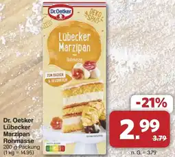 Famila Nord West Dr. Oetker Lübecker Marzipan Rohmasse Angebot