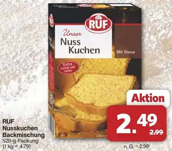 Famila Nord West RUF Nusskuchen Backmischung Angebot