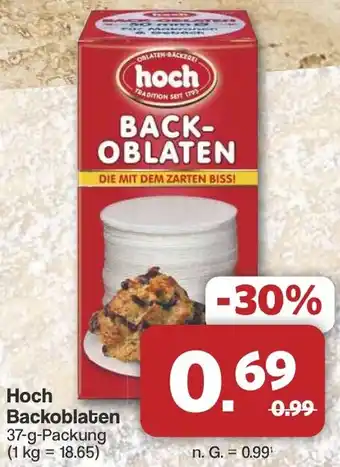 Famila Nord West Hoch Backoblaten Angebot