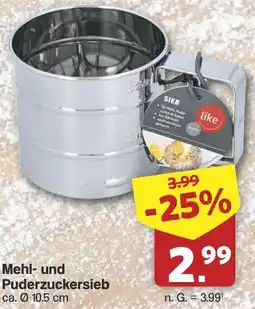Famila Nord West Mehl- und Puderzuckersieb Angebot
