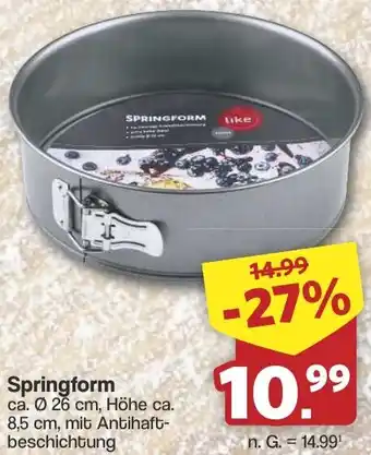 Famila Nord West Springform Angebot
