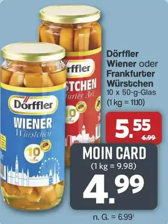 Famila Nord West Dörffler Wiener oder Frankfurter Würstchen Angebot