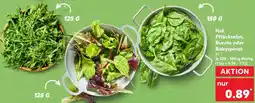 Kaufland Ital. Pflücksalat, Rucola oder Babyspinat Angebot